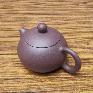 宜興早期紫砂壺紫泥西施壺潘旭明