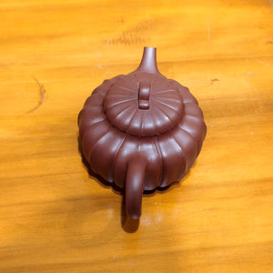 紫泥筋紋文瓢壺200CC側面圖