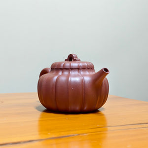 紫泥筋紋文瓢壺200CC側面圖