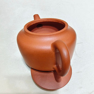 宜興紫砂壺朱泥小品肉餅壺100cc
