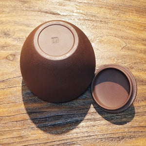 紫砂茶葉罐紫泥美人肩2斤