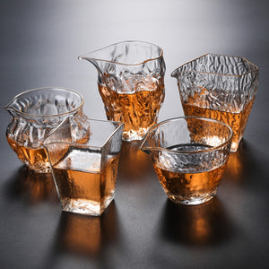 錘目紋玻璃茶海公道杯多種款式