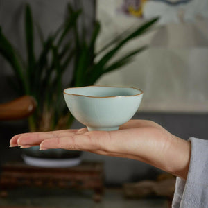 豐子汝窯茶杯-廣口杯80cc