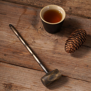 復古銅鎚子炭爐配件復古老銅器茶道香道器具