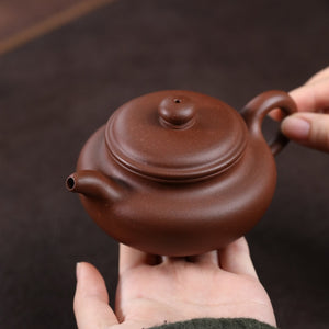 宜興紫砂紫泥仿古一壺四杯套組禮盒