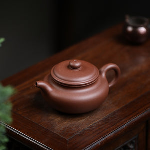 宜興紫砂紫泥仿古壺