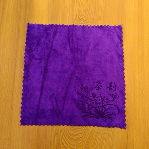 茶韻超細纖維茶巾紫色