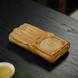 紫砂壺承乾泡盤段泥竹節小茶盤