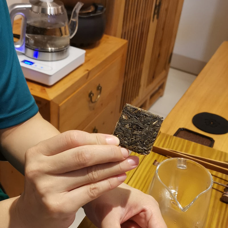 小班章普洱生茶小茶磚