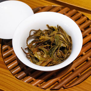 小班章普洱生茶小茶磚葉底