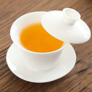 羊脂玉瓷蓋碗可懸停-150cc