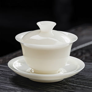 冰種玉瓷蓋碗150cc可懸停-圓滿