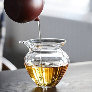 玻璃茶海錢袋鷹嘴公道杯220cc