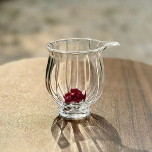 手工玻璃水仙迷你小茶海120cc