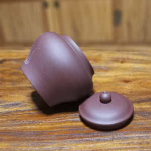 紫砂茶葉罐將軍罐2斤手工茶甕