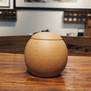 宜興紫砂茶葉罐龍蛋一斤容量段泥材質