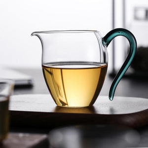 精美的和器晶彩怡然茶海墨綠色