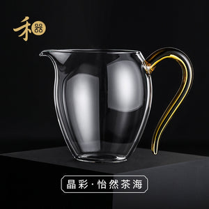 精美的和器晶彩怡然茶海琥珀色