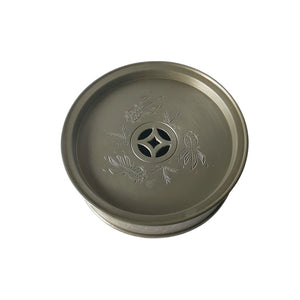 純錫手工刻繪茶盤