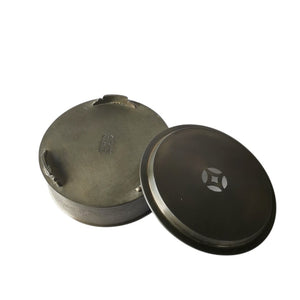 顏正和純錫手工刻繪茶盤