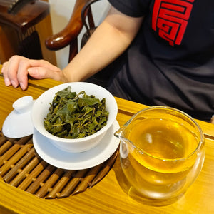 台灣高山茶2025春茶翠峰高冷茶茶葉翠綠湯色明亮