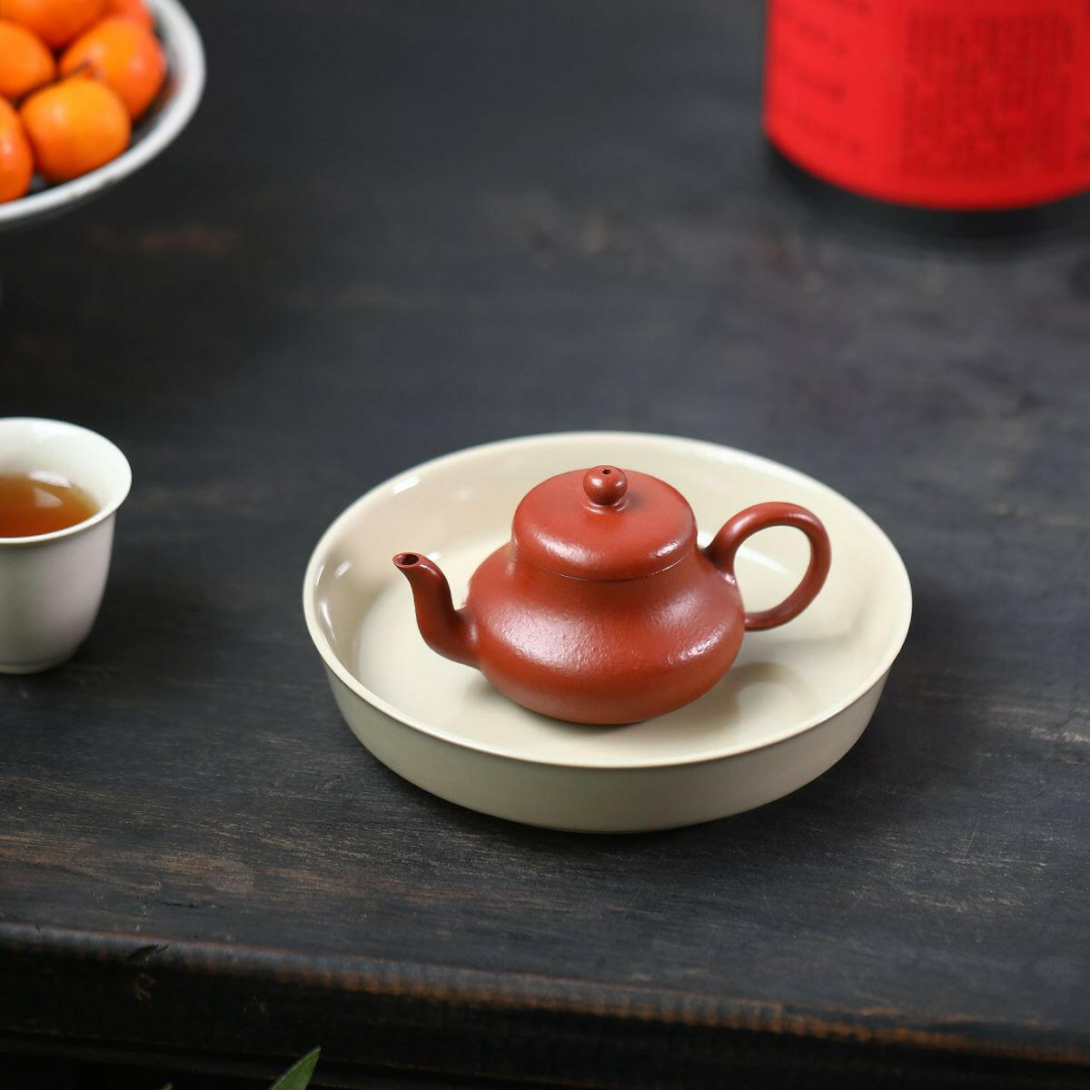 皺皮朱泥小品君德壺80cc