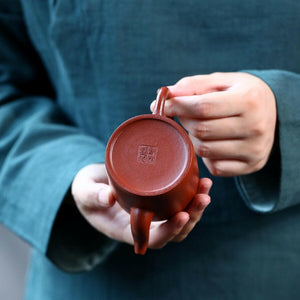 宜興朱泥雙圈壺190cc