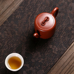 宜興紫砂壺朱泥雙圈壺190cc