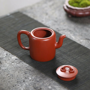 宜興紫砂壺朱泥雙圈壺190cc