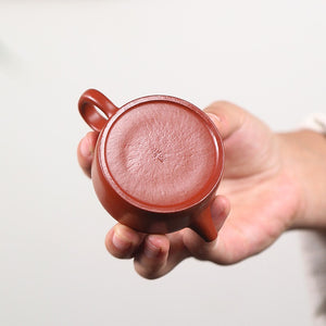 宜興紫砂壺小品朱泥德鐘壺80cc