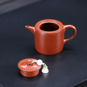 朱泥迷你小品井欄壺50cc