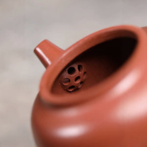 宜興紫砂壺朱泥小品慕古壺100CC