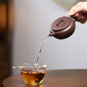 紫砂壺大彬詩意壺160cc出水順暢