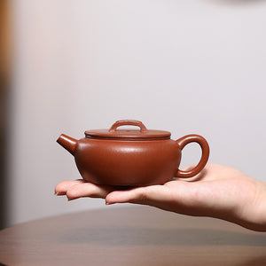 紫砂降坡泥大彬詩意壺160cc