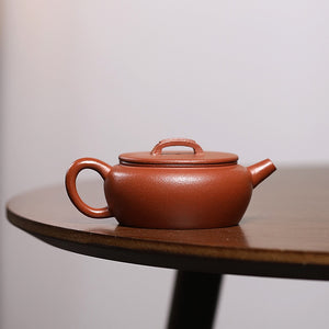 宜興紫砂壺降坡泥大彬詩意壺160cc