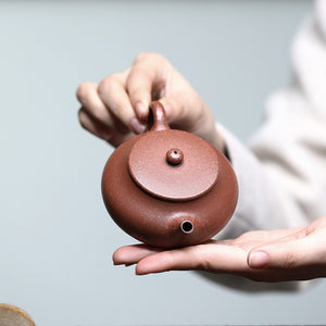 宜興紫砂壺降坡泥玉潤壺160cc