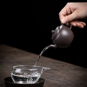 宜興紫砂壺天青泥宮燈壺130CC出水