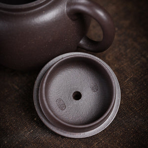 宜興紫砂壺天青泥宮燈壺130CC蓋子