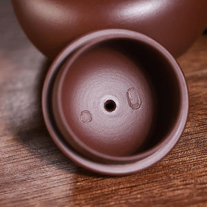 紫朱泥掇球壺200cc