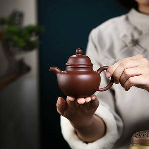 紫朱泥掇球壺200cc