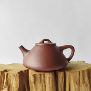 紫泥底槽青子冶石瓢壺210cc