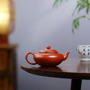 小煤窯朱泥扁櫻壺120cc