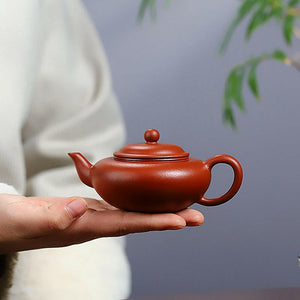 小煤窯朱泥扁櫻壺120cc