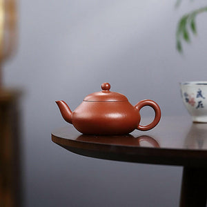 紫砂壺小煤窯朱泥梨形壺80cc