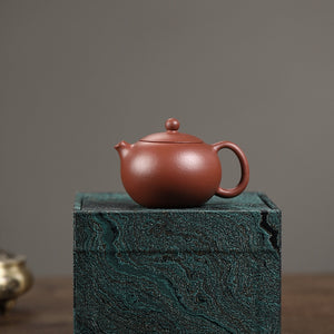 宜興紫砂壺小煤窯朱泥西施壺150cc