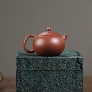 宜興紫砂壺小煤窯朱泥西施壺150cc