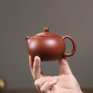 小煤窯朱泥西施壺手感輕盈溫潤可愛