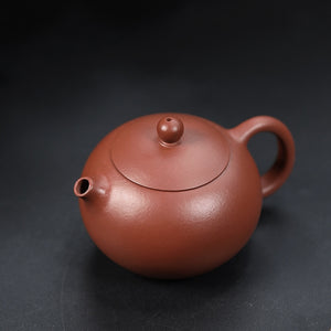 容量150ml的宜興紫砂壺小煤窯朱泥西施壺