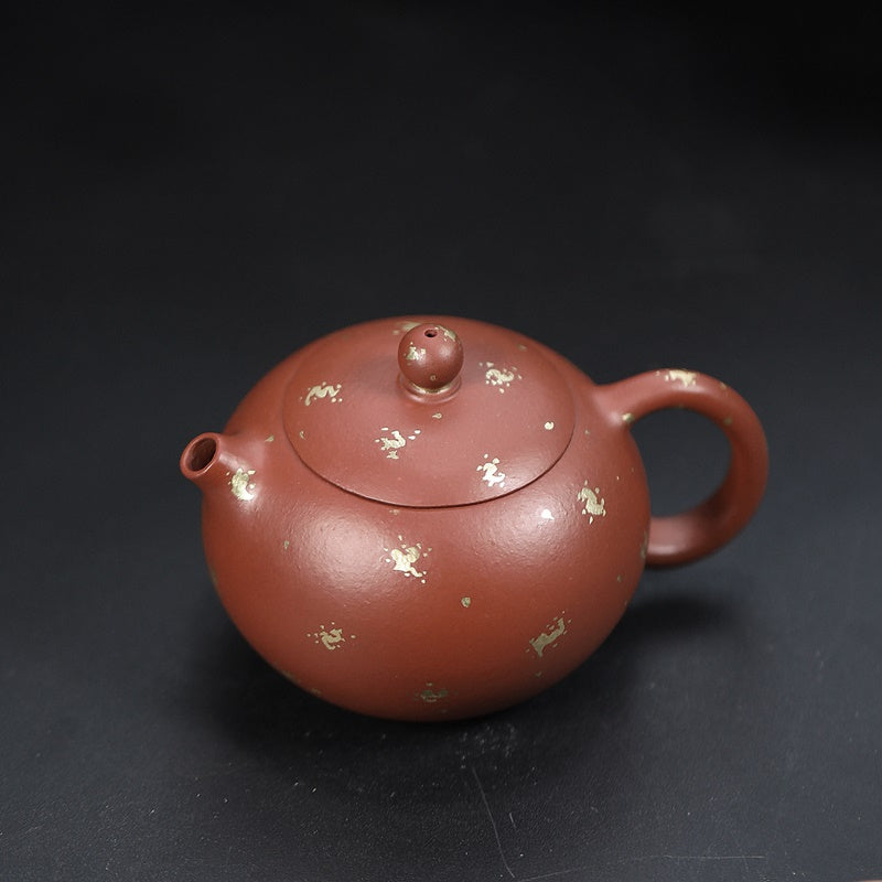 小煤窯朱泥灑金西施壺150cc
