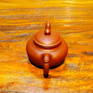 紫砂壺宜興小煤窯朱泥笑櫻壺200cc